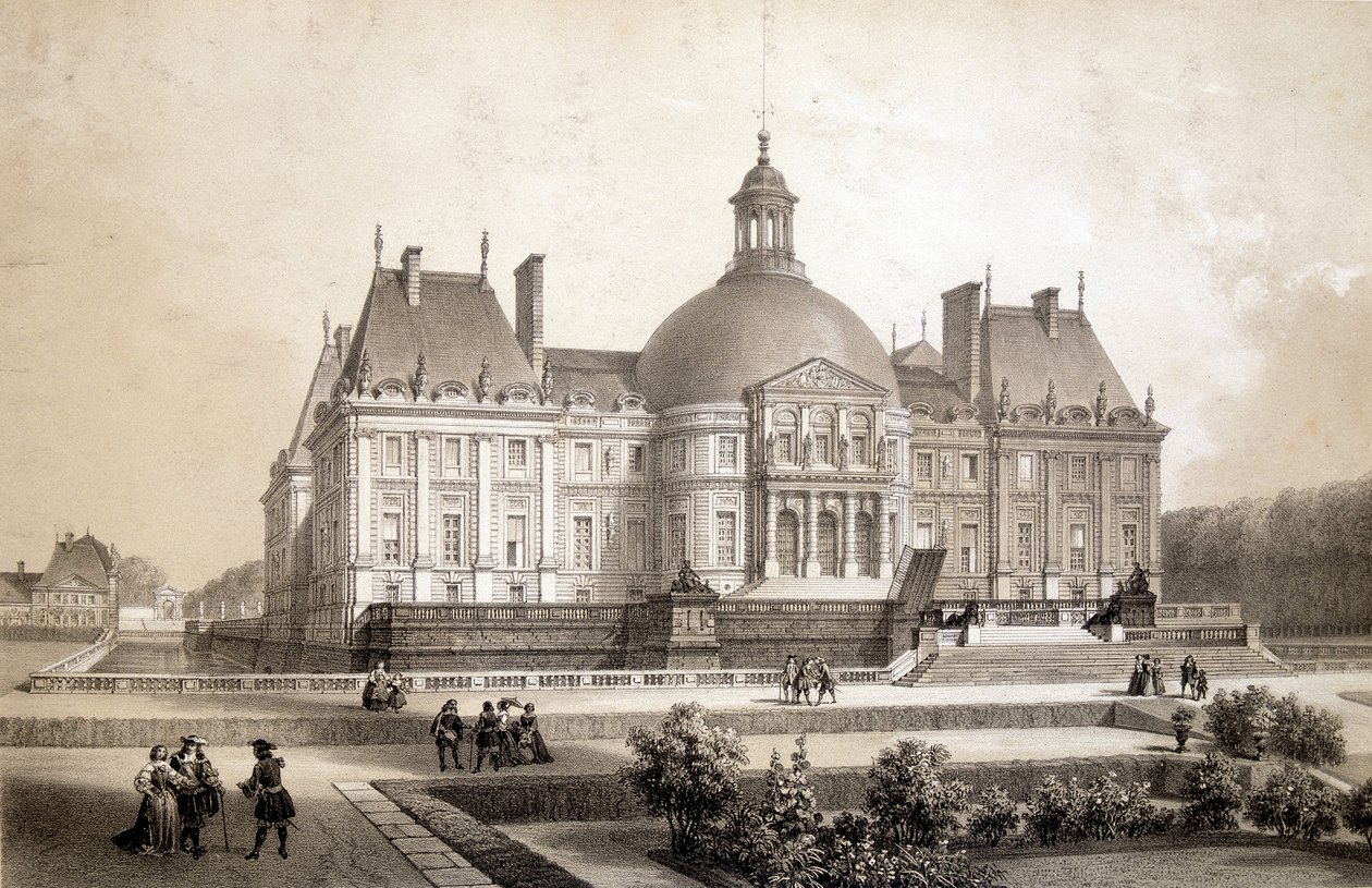 Chateau de Vaux Le Vicomte (Vaux-Le-Vicomte). af Gabriel Perelle