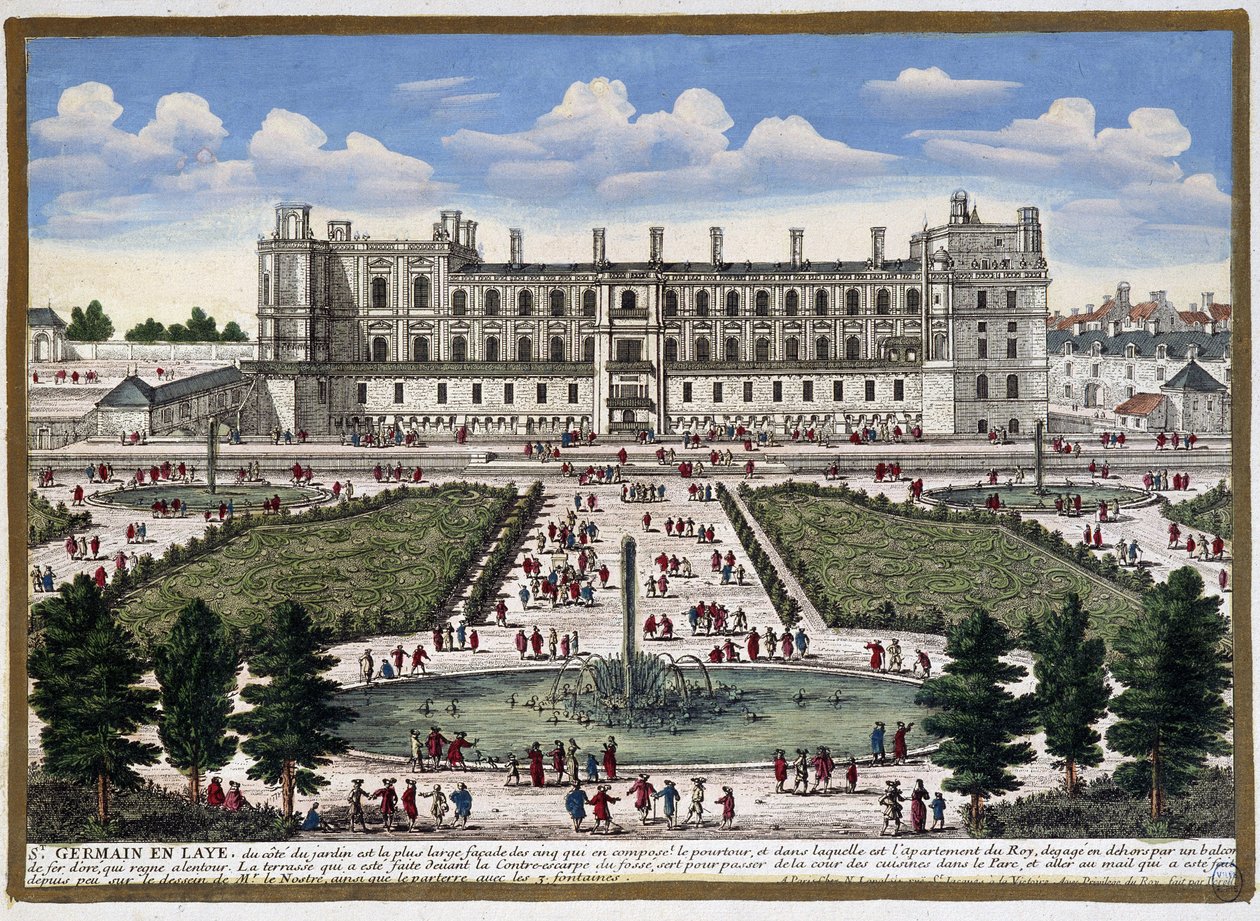 Slottet Saint Germain en Laye af Gabriel Perelle