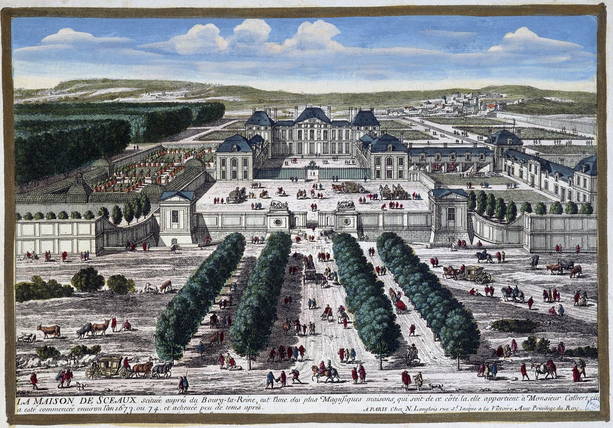 Château de Sceaux (Le ours haver), af Perelle af Gabriel Perelle