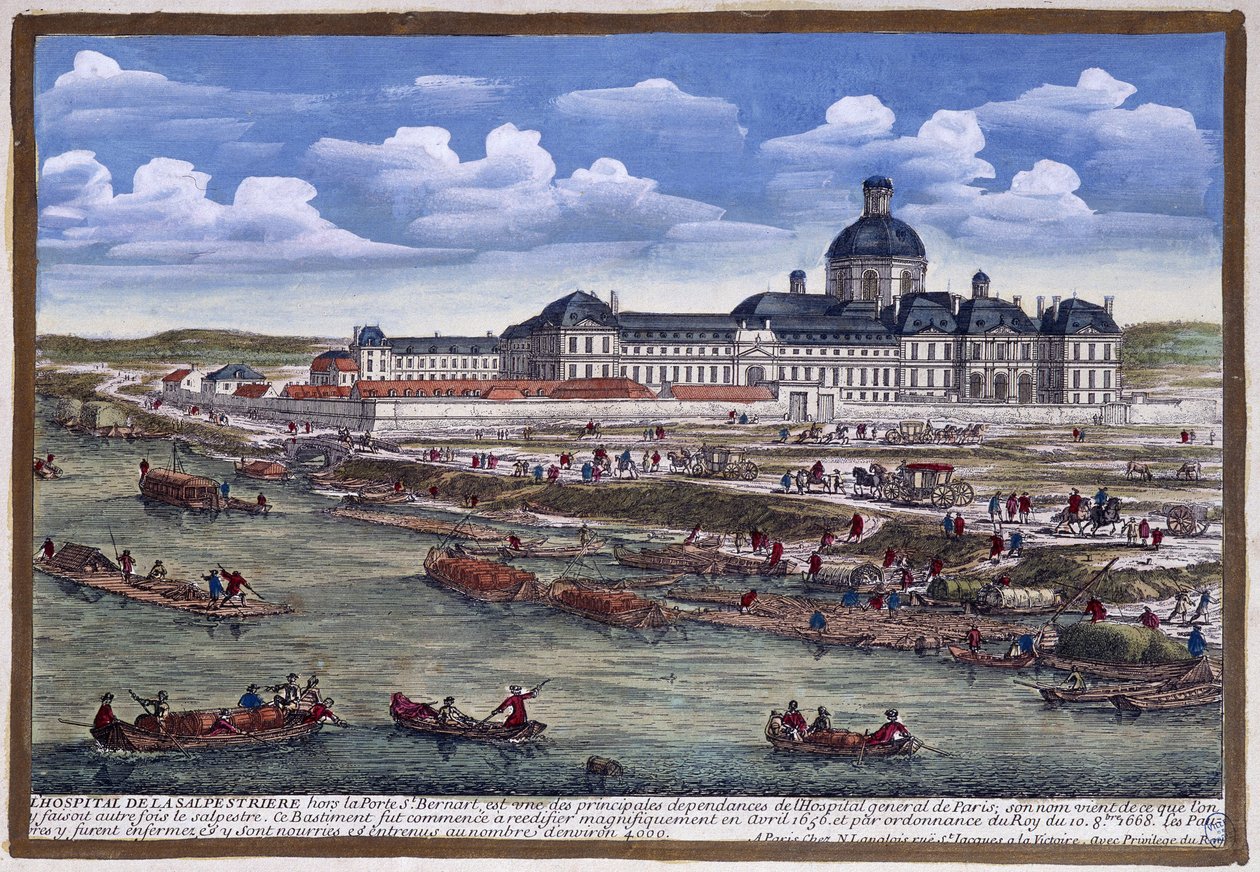 Salpetriere Hospital af Gabriel Perelle