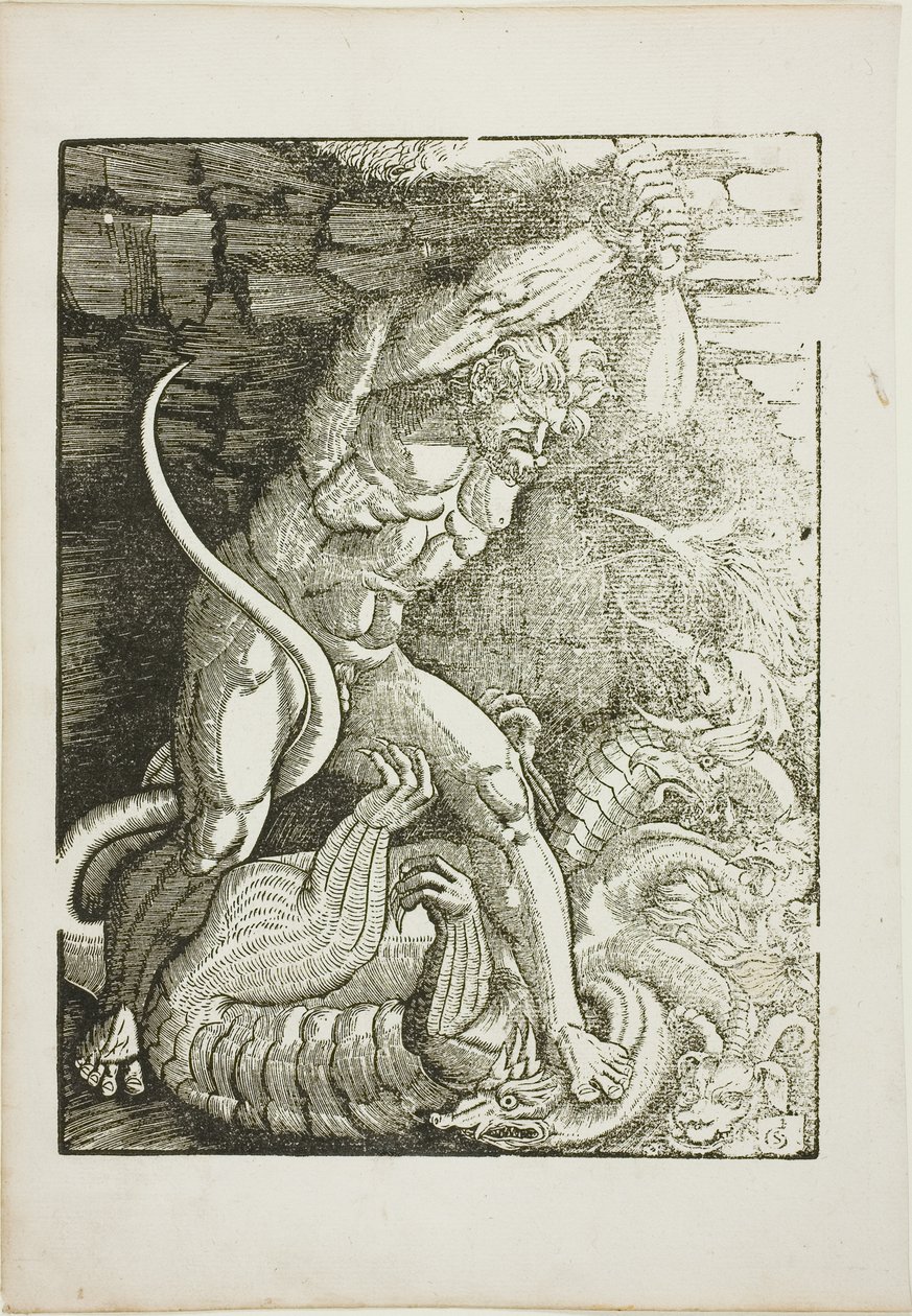 Hercules Killing the Lernean Hydra, fra scener fra Hercules