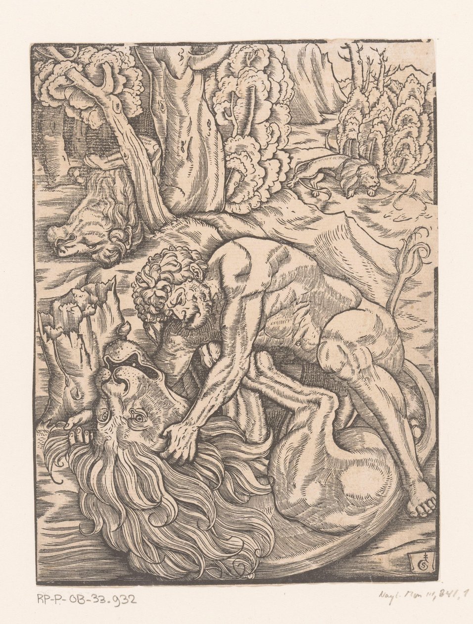 Hercules kæmper mod Nemean-løven Labours of Hercules (serietitel) af Gabriel Salmon