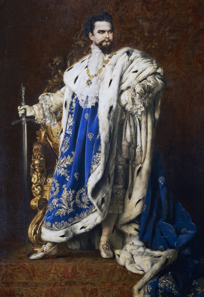 Kong Ludwig II af Bayern (1845-1886) af Gabriel Schachinger