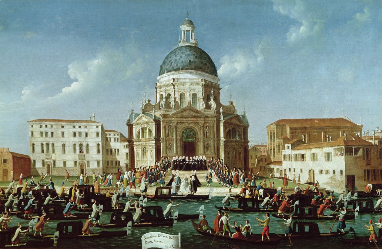 En venetiansk adelskvindes bryllup af Gabriele Bella