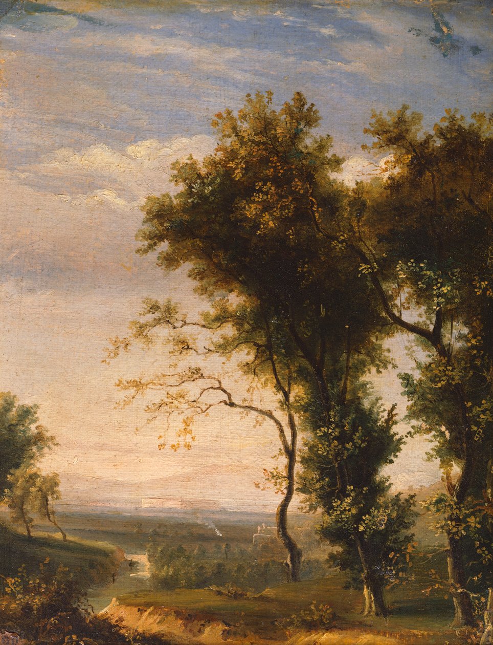 Caserta Park (olie på lærred) af Gabriele Smargiassi
