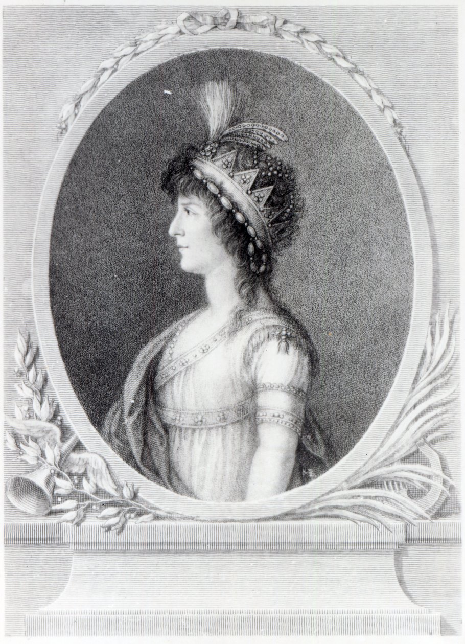 Angelica Catalani, graveret af Francesco Bartolozzi, 1802 af Gaetano Basteris