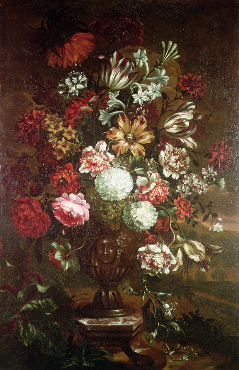 Stilleben af blomster af Gaetano Cusati