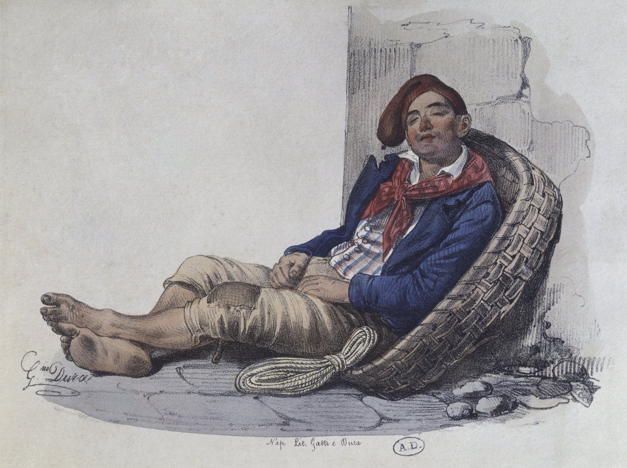 En portør i Napoli, 1820 af Gaetano Dura