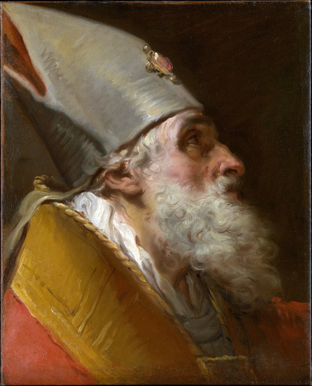 Leder af en biskop af Gaetano Gandolfi