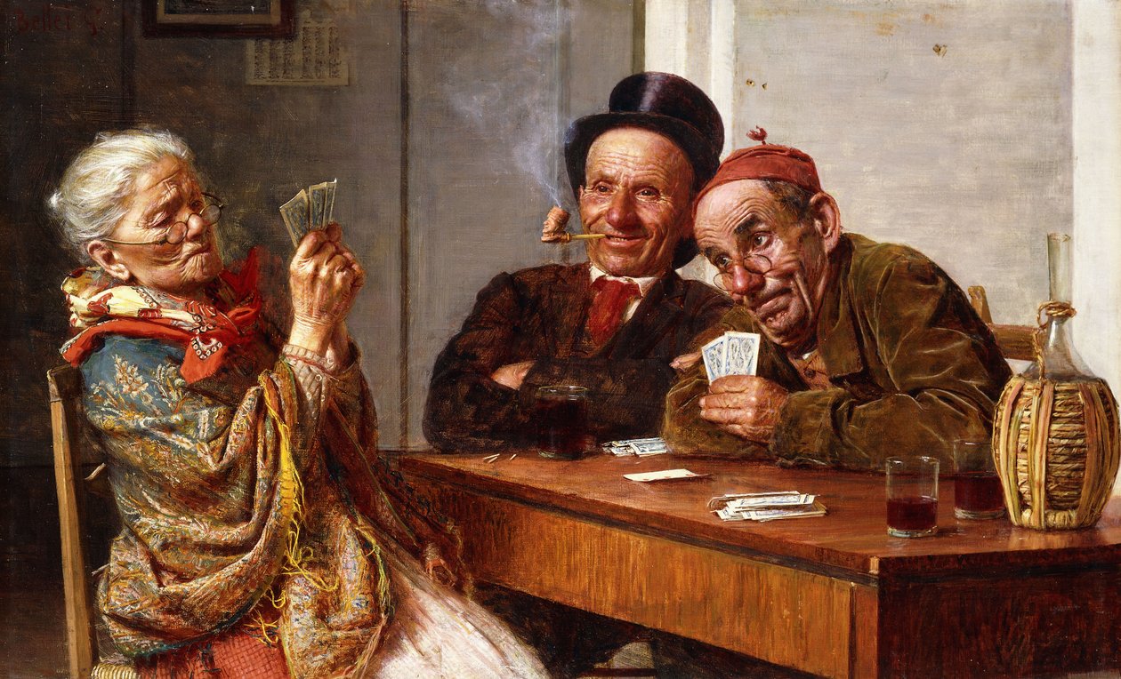 Spillerens valg, af Gaetano Bellei