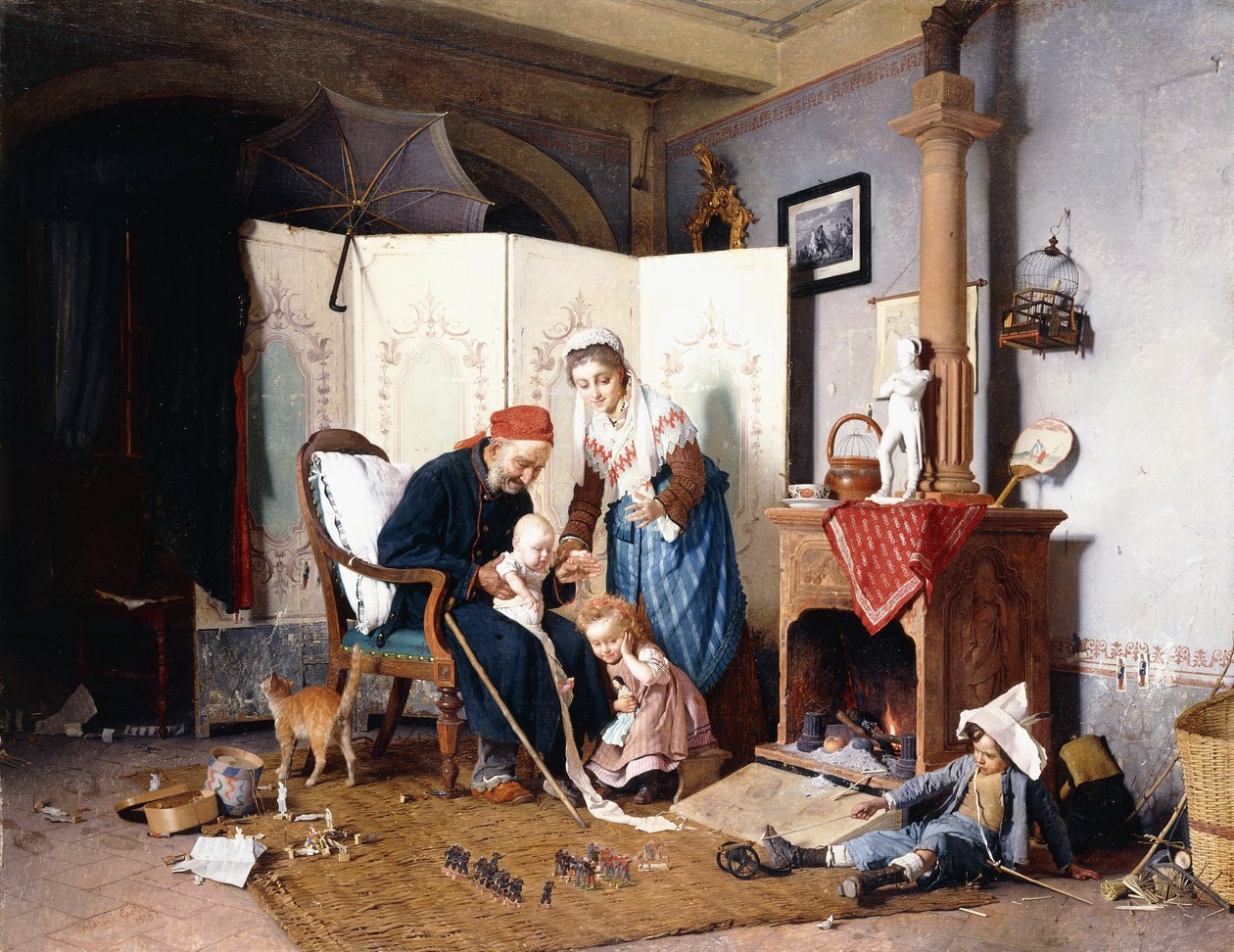 Veteranen, 1878 af Gaetano Chierici