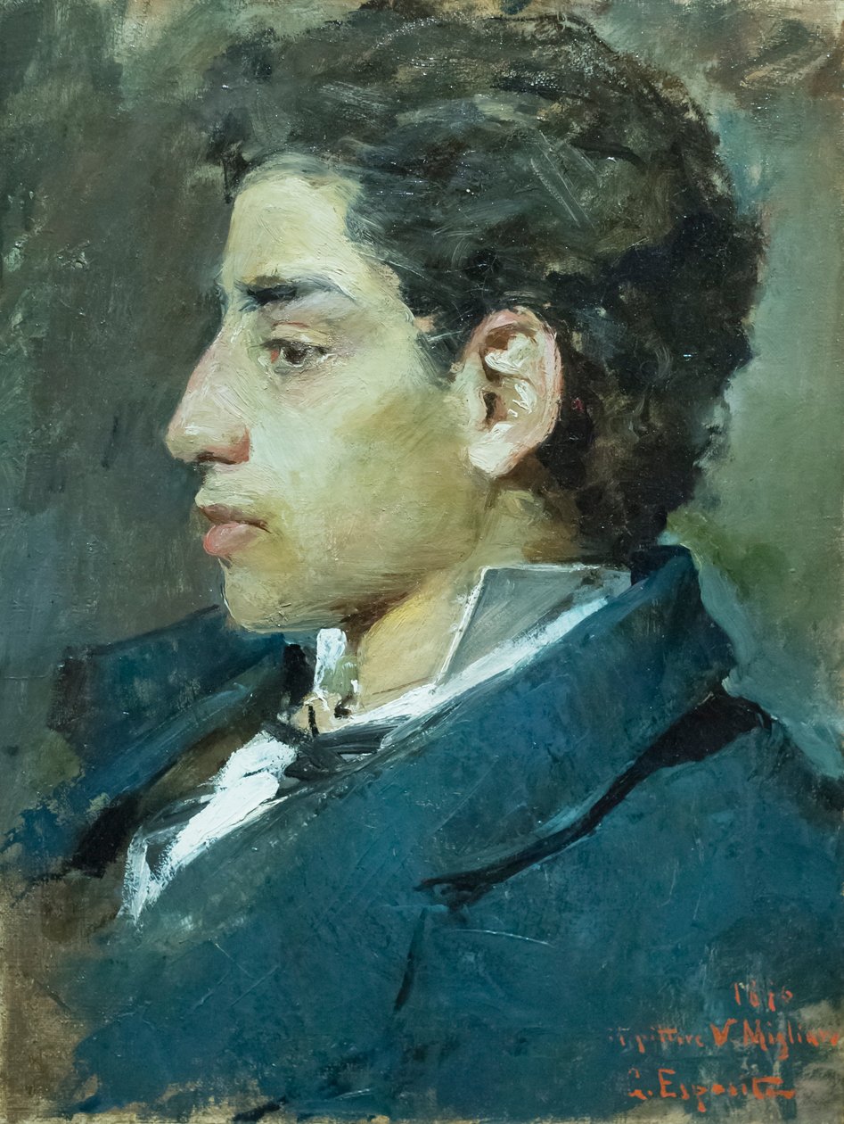 Portræt af Vincenzo Migliaro af Gaetano Esposito