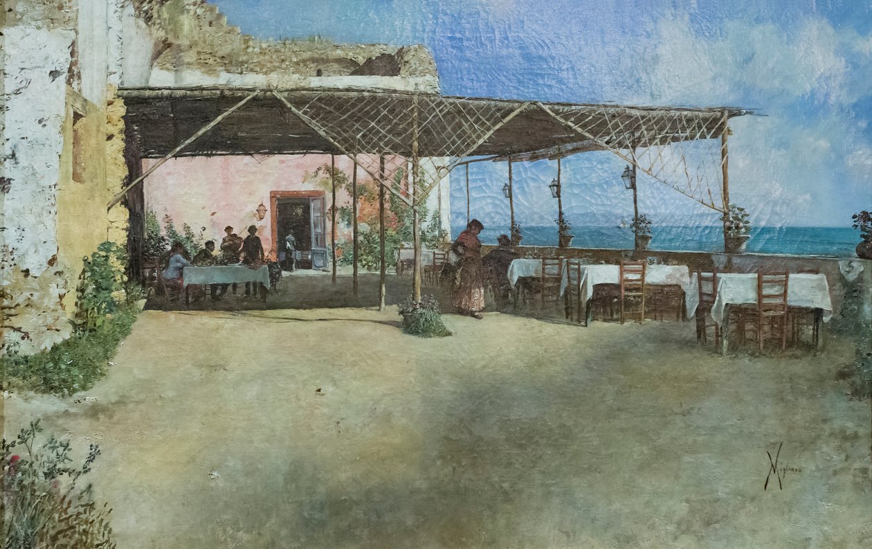 Værtshus ved Posillipo af Gaetano Esposito