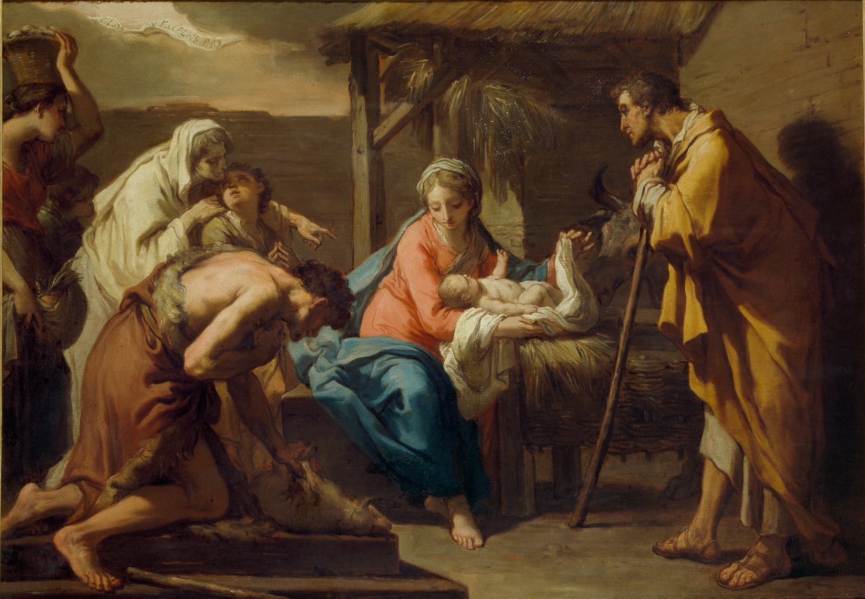 Hyrdernes tilbedelse, efter 1798 af Gaetano Gandolfi
