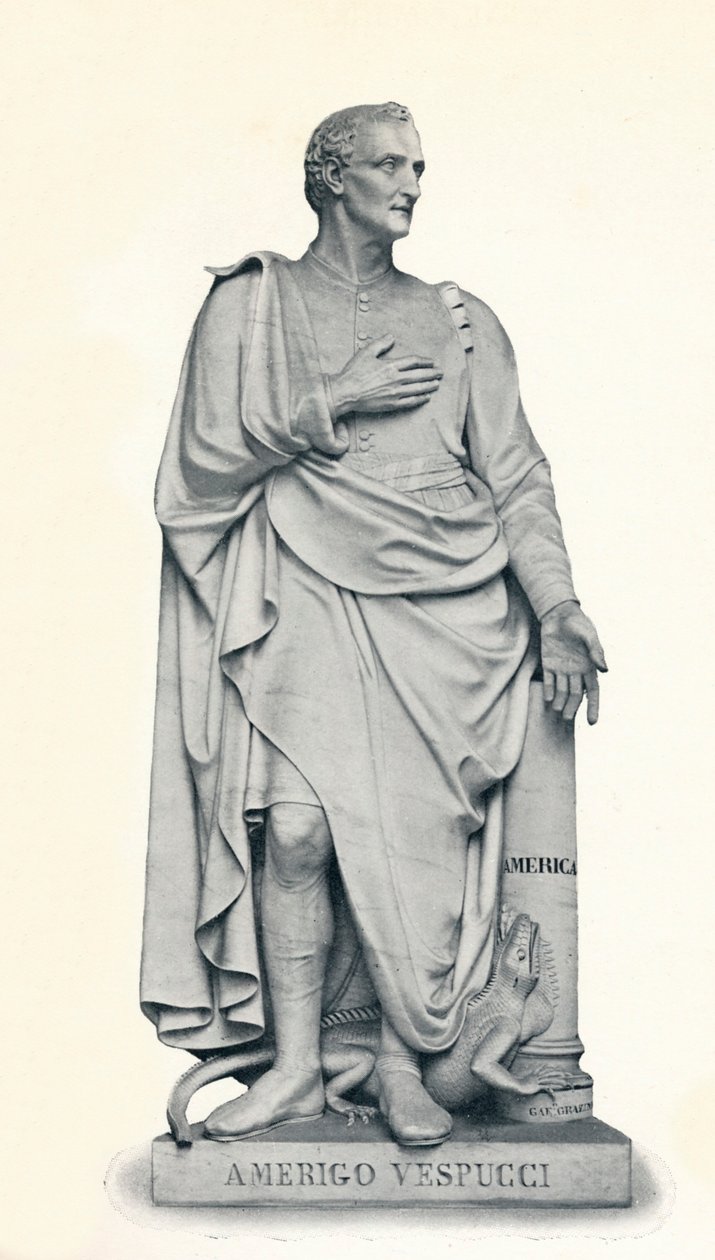 Amerigo Vespucci, 1454-1512, 1912 af Gaetano Grazzini