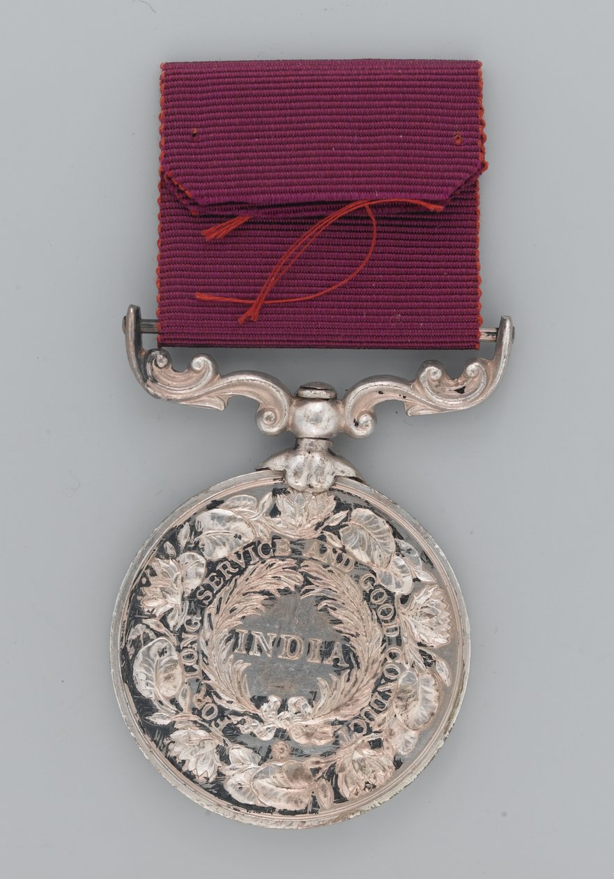 Medalje for lang tjeneste og god opførsel, Naik Karam Khan af Gaetano Matteo Monti
