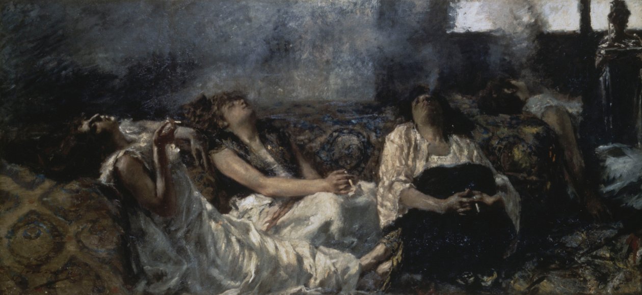 Hashrygere af Gaetano Previati