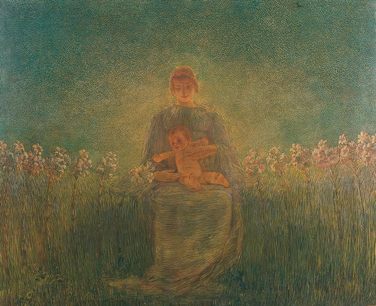 Madonna af liljerne af Gaetano Previati