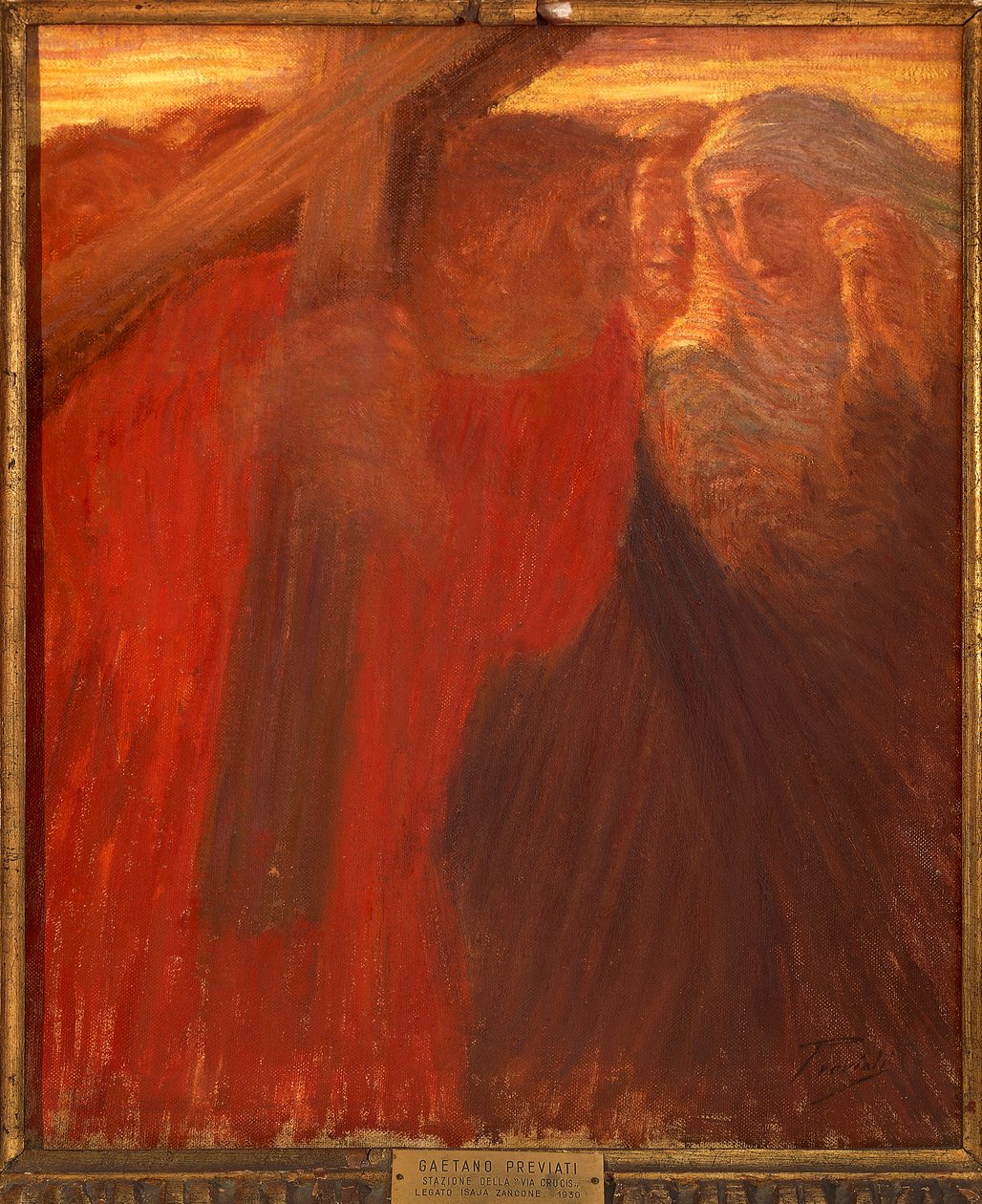 Møde for fromme kvinder, Stations of Cross af Gaetano Previati