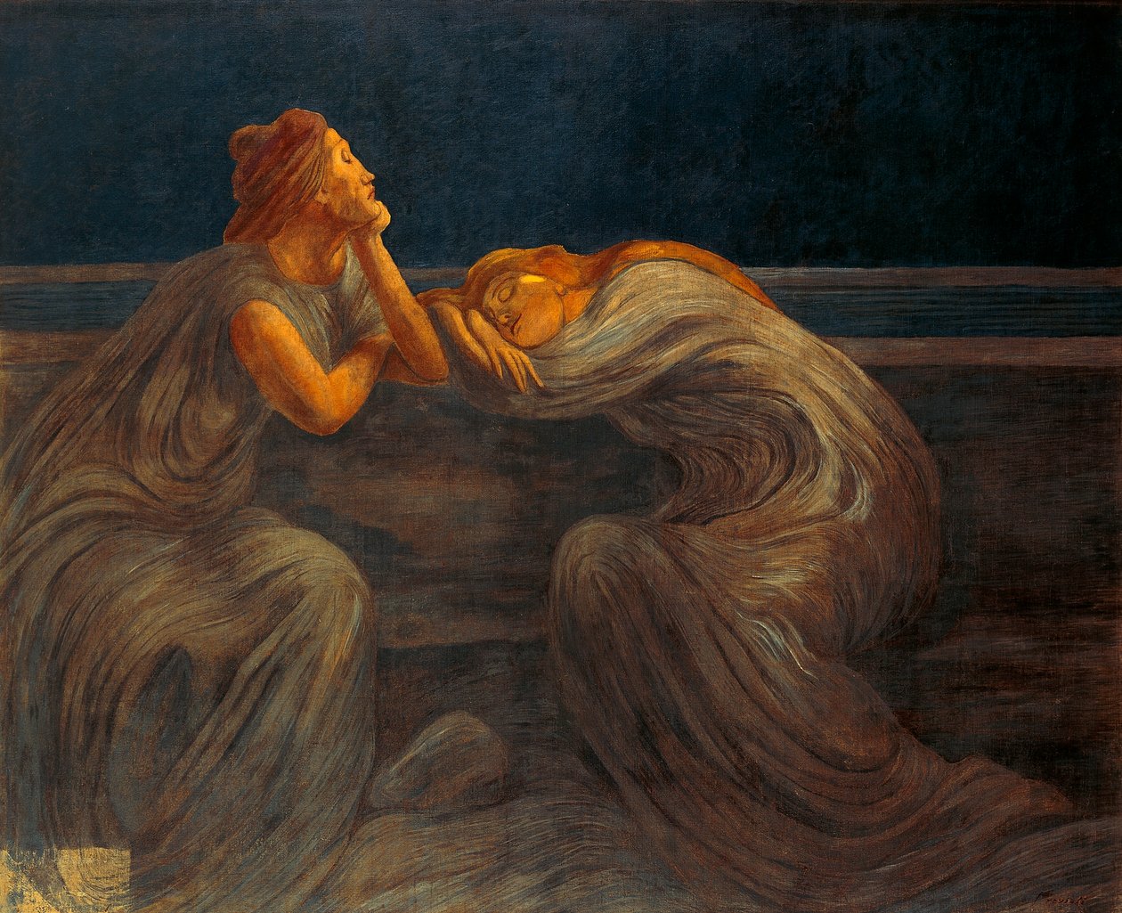 Nocturne af Gaetano Previati