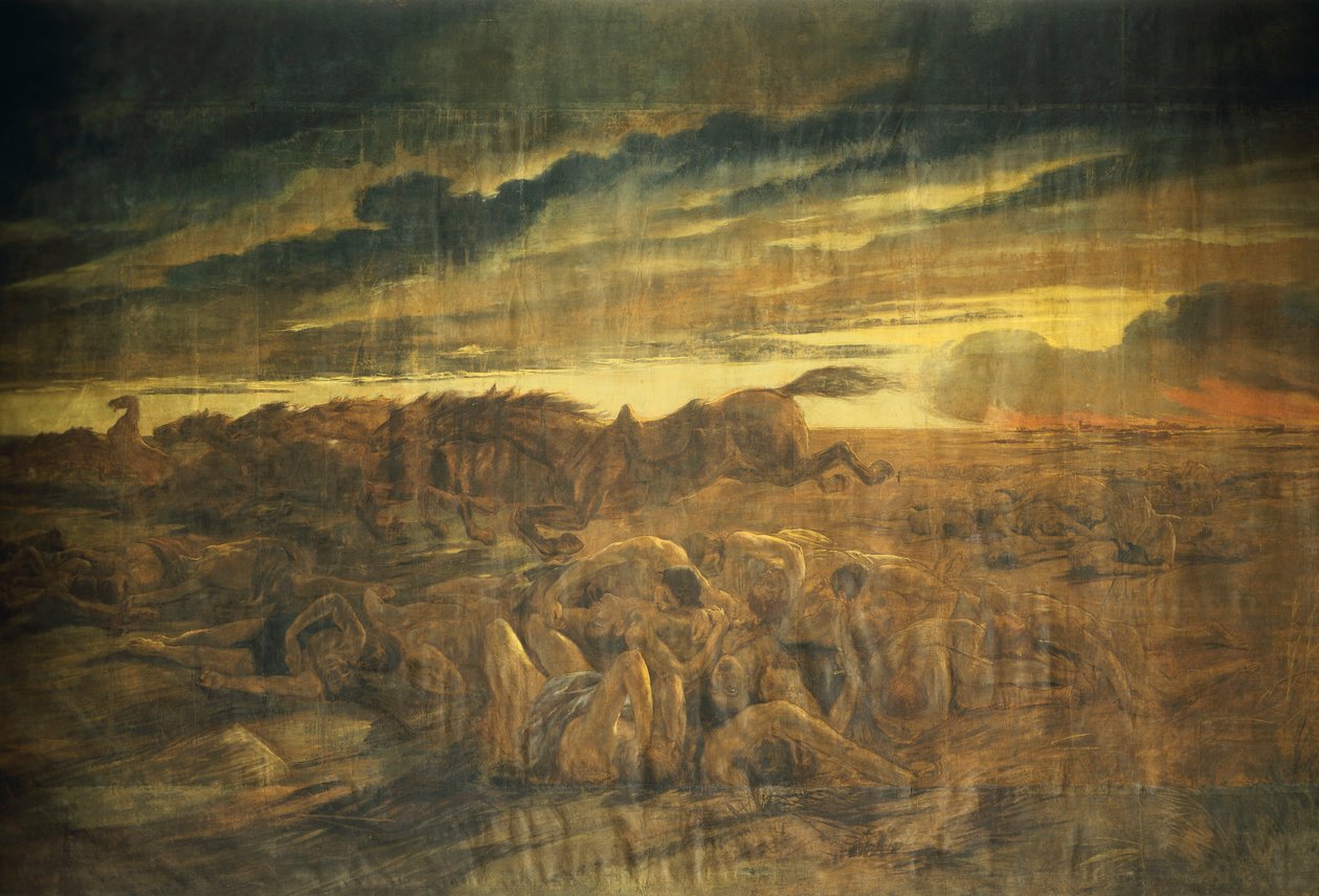 krigens rædsler af Gaetano Previati