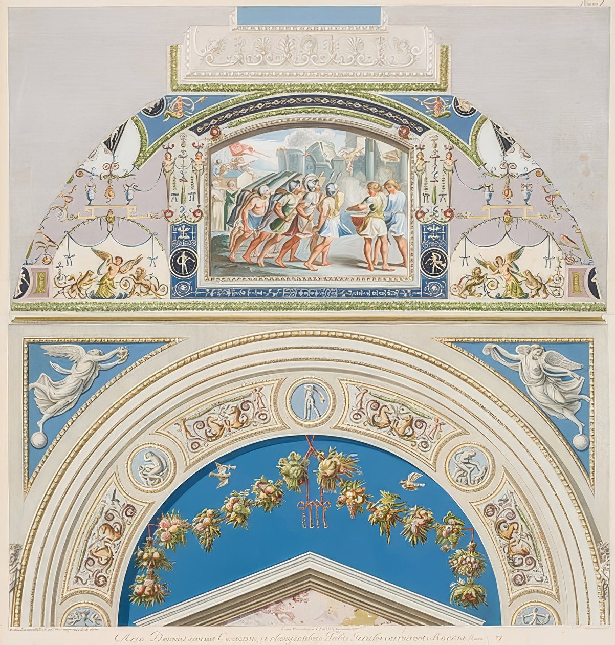 Bezel og hvælving med en kasse af Jericho. 1774 af Gaetano Savorelli
