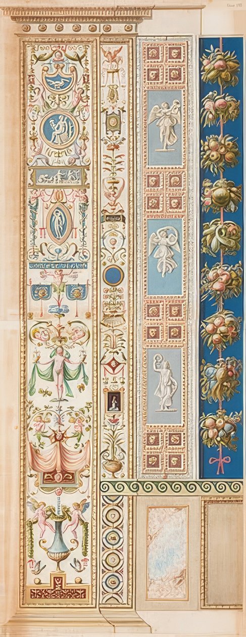 Pilaster Loggia XII (pynt, der vokser ud af et kar) af Gaetano Savorelli