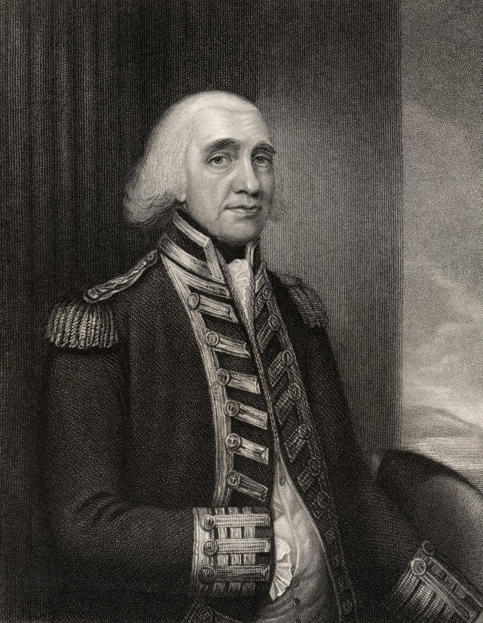 Admiral Richard Howe, graveret af W.T. Fry, fra 