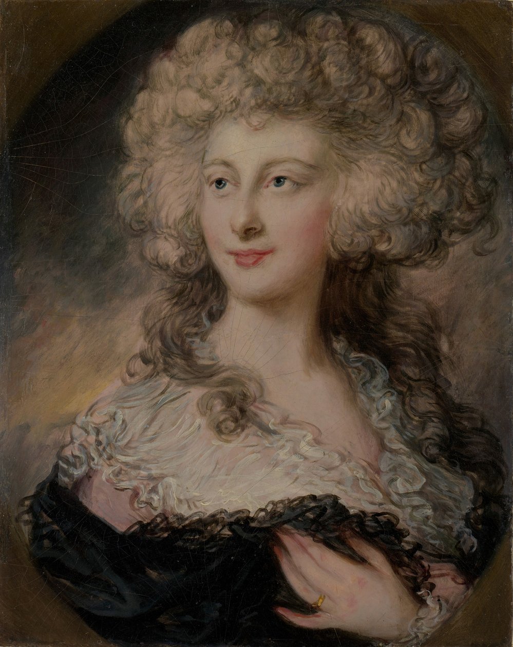 Anne Elizabeth Cholmley 1769-1788, senere Lady Mulgrave. af Gainsborough Dupont