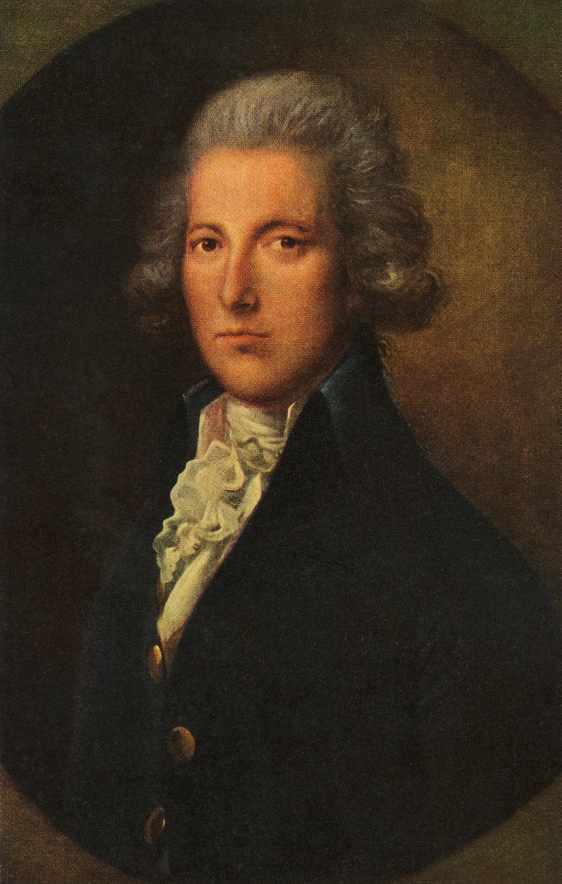 William Pitt - Portræt af Gainsborough Dupont