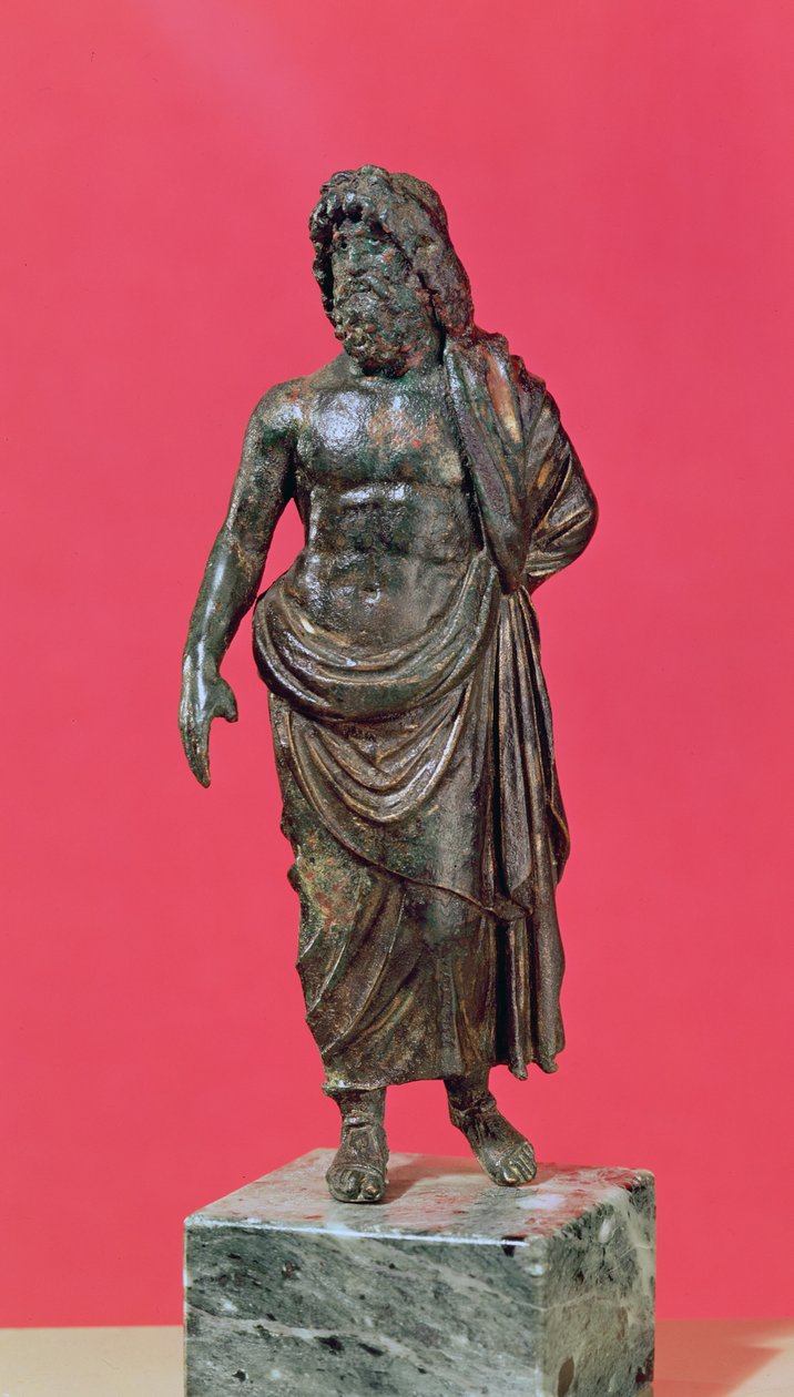 Æskulap, fra Neuvy-en-Sullias (bronze) af Gallo Roman