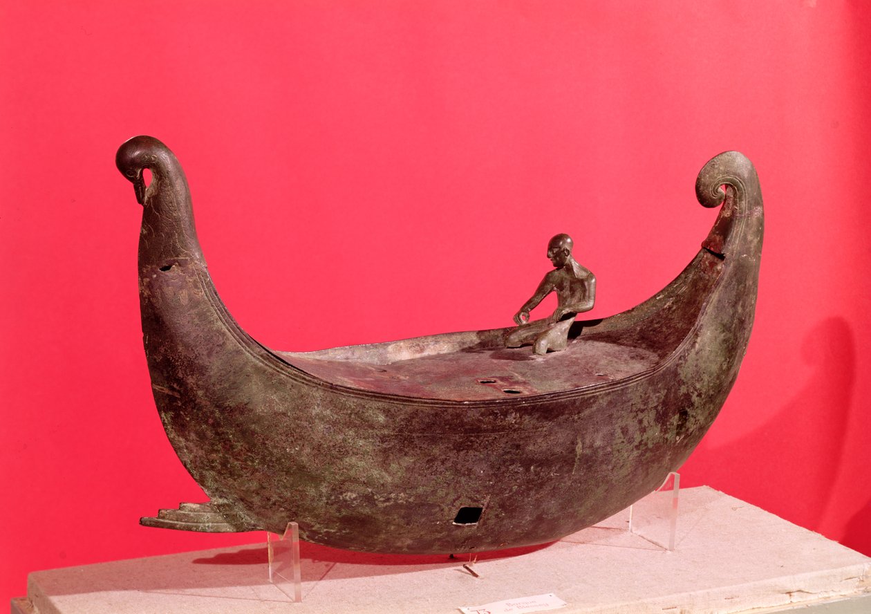 Votivskib (bronze) af Gallo Roman