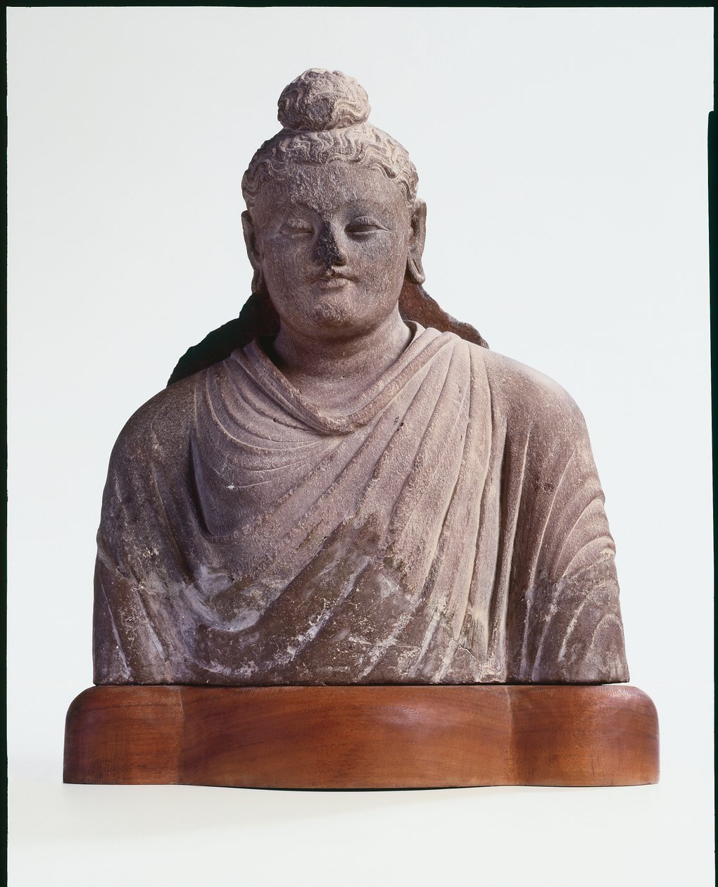 Buddha, 100-200 (skifer) af Gandhara School