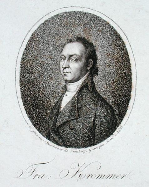 Franz Krommer (1759-1831) graveret af Jean Neidl (stik) af Gandolph Ernst (after) Stainhauser