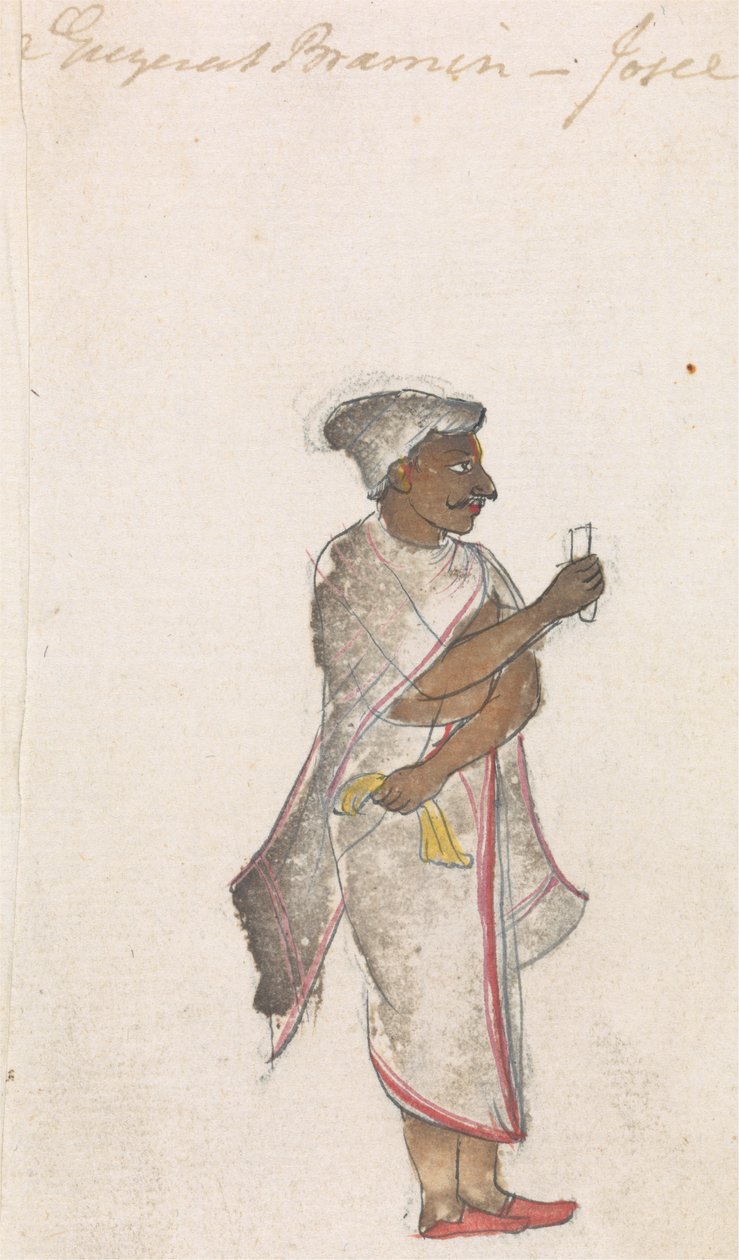 En Gugerat Brahmin af Gangaram Chintaman Tambat