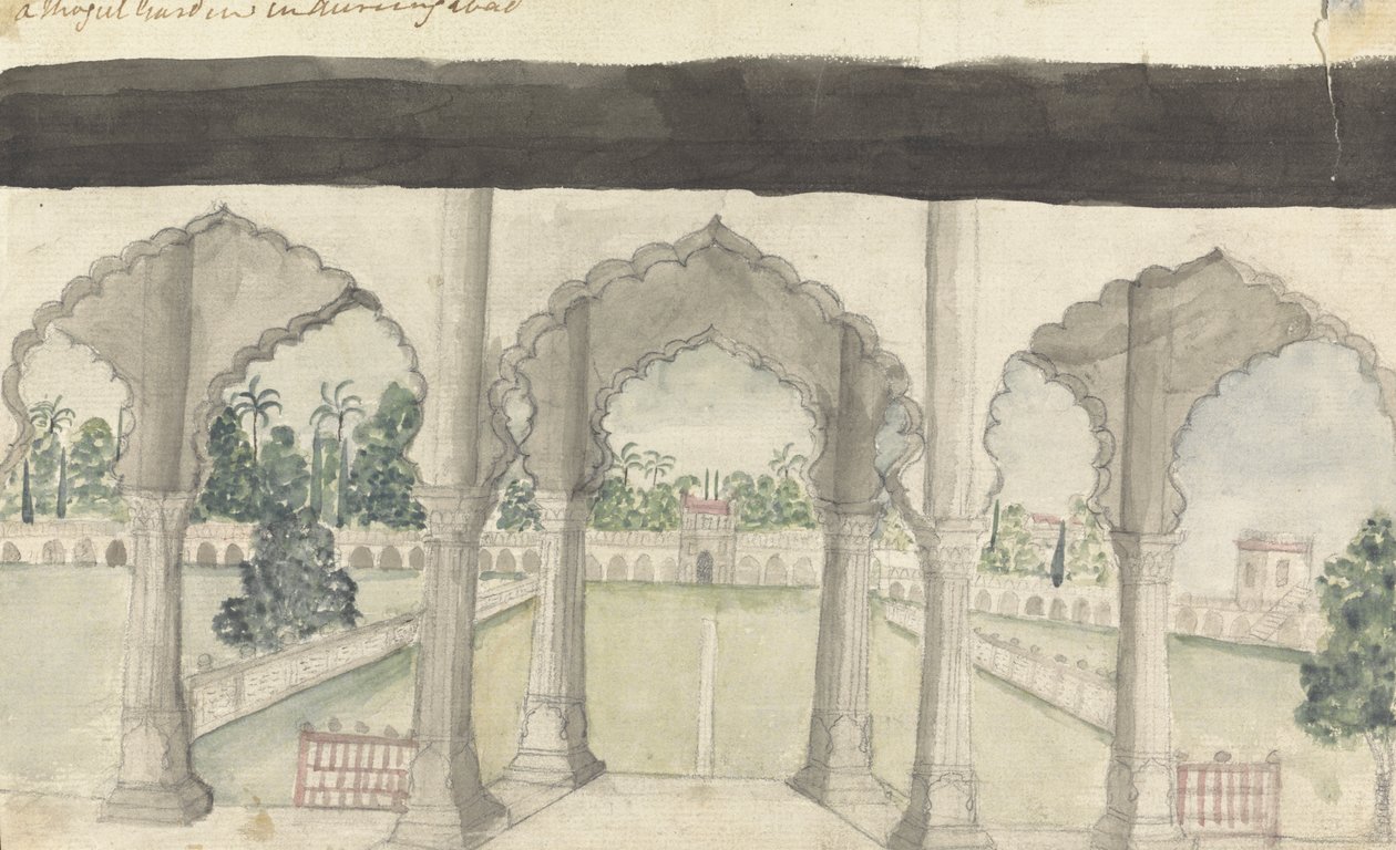 En Mongul Garden i Aurangabad af Gangaram Chintaman Tambat