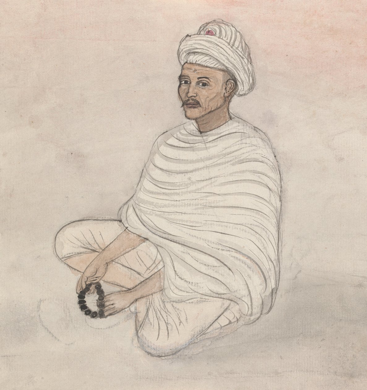 Bedende mand af Gangaram Chintaman Tambat
