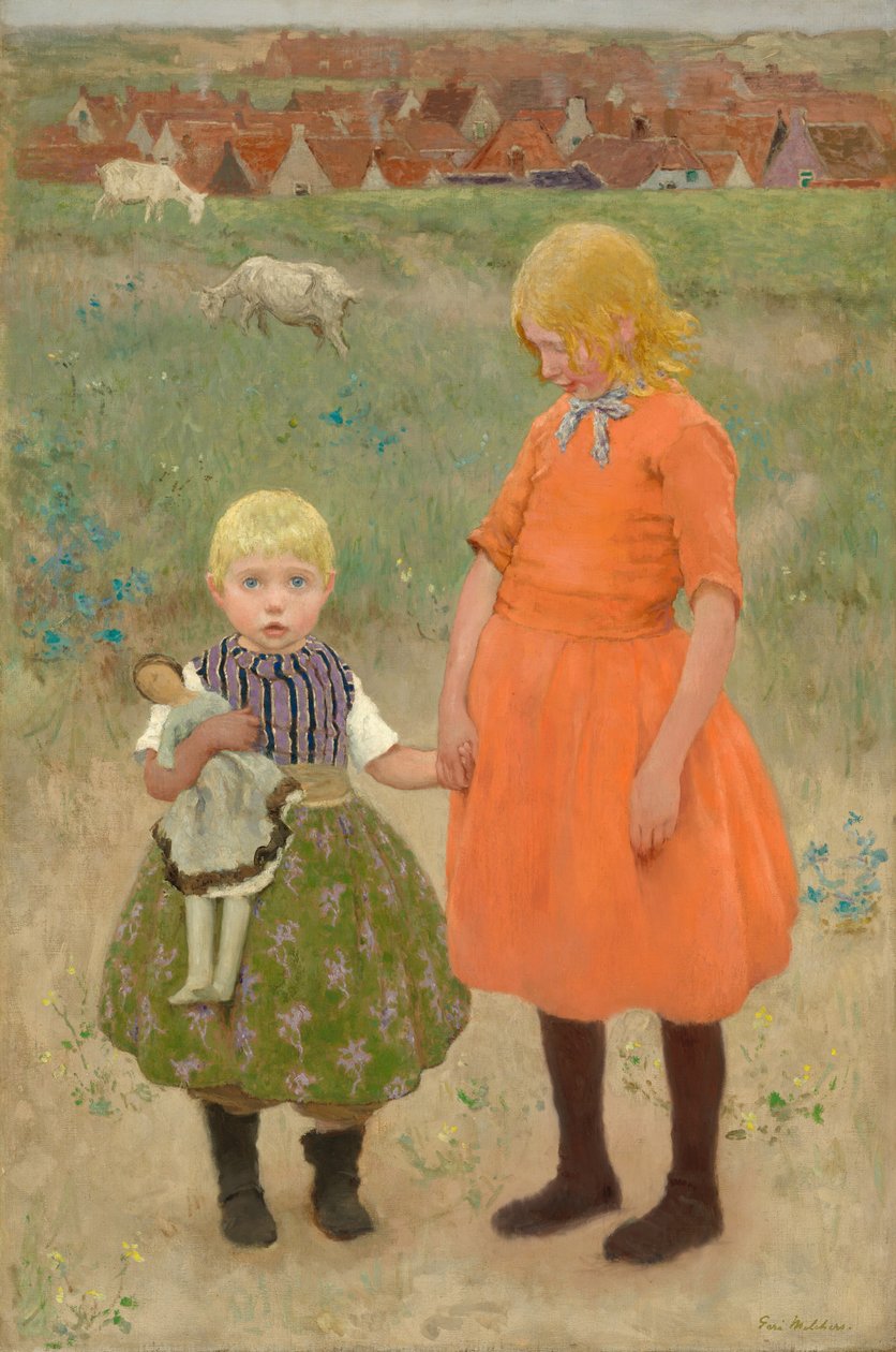 Søstrene, ca. 1895. af Gari Melchers