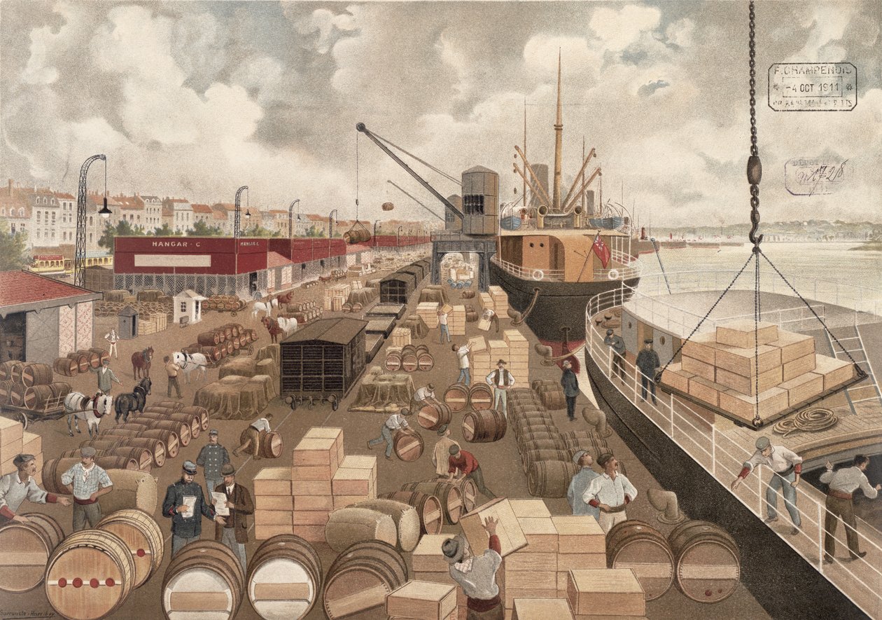 Havnen i Bordeaux af Garrouste Harribey Garrouste Harribey