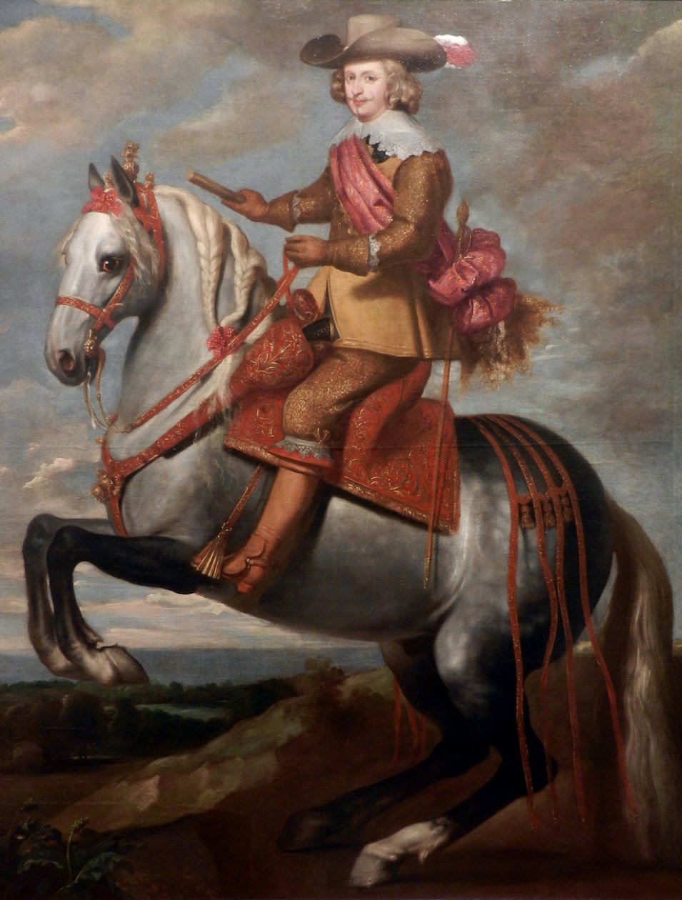 Ryttermaleri af spædbarnskardinalen Don Fernando af Østrig af Gaspar De Crayer