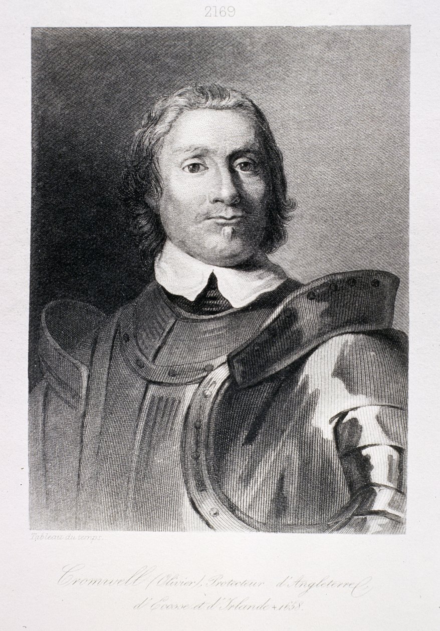 Oliver Cromwell (1599-1658), Lord Protector af England, Skotland og Irland (se også 38815) af Gaspar De Crayer