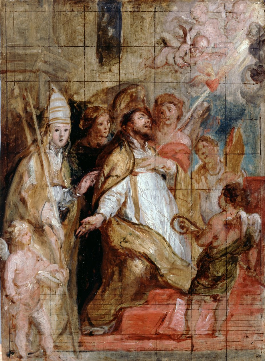 St Augustine i Ecstasy af Gaspar De Crayer