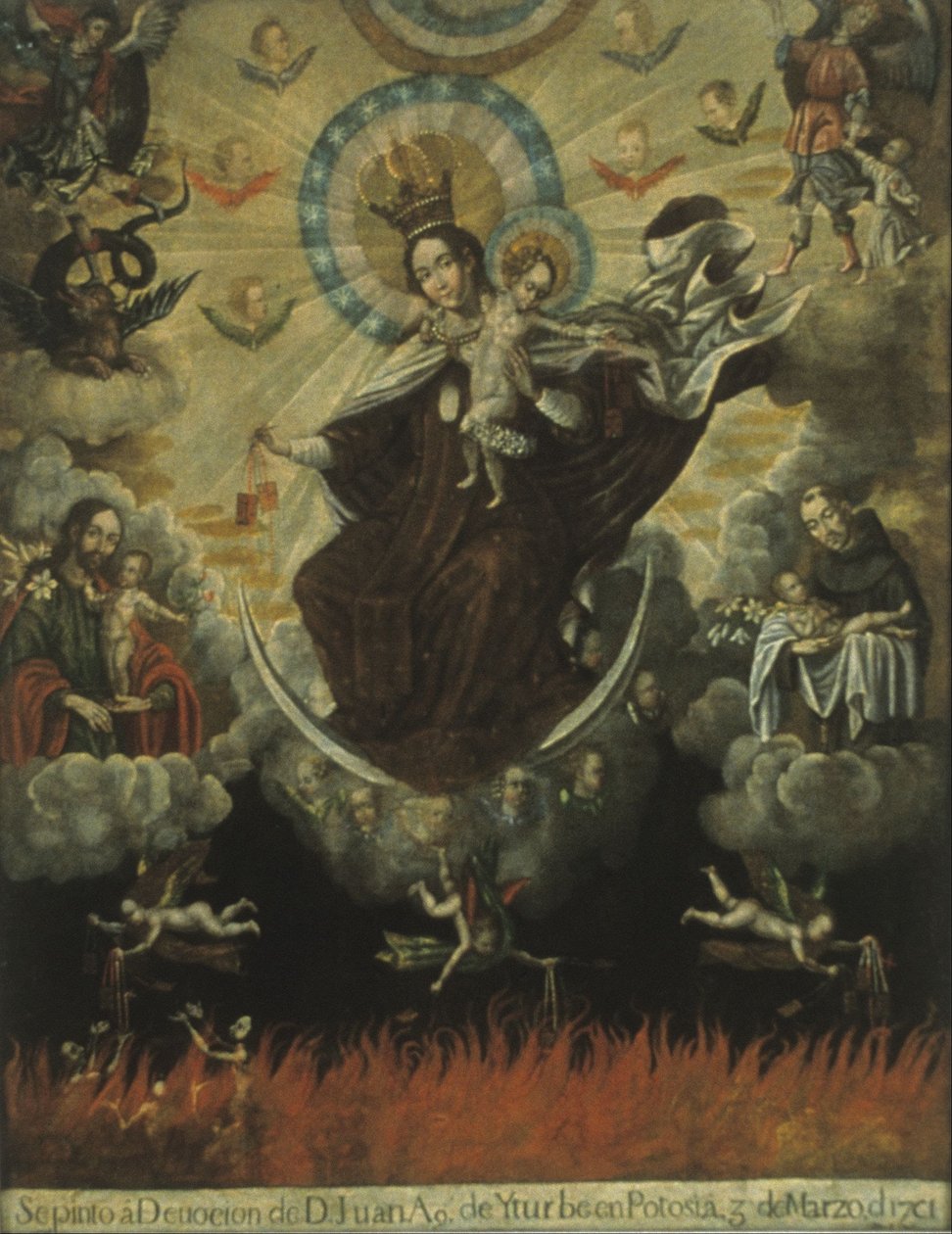 Vor Frue af Mount Carmel af Gaspar Miguel de Berrio