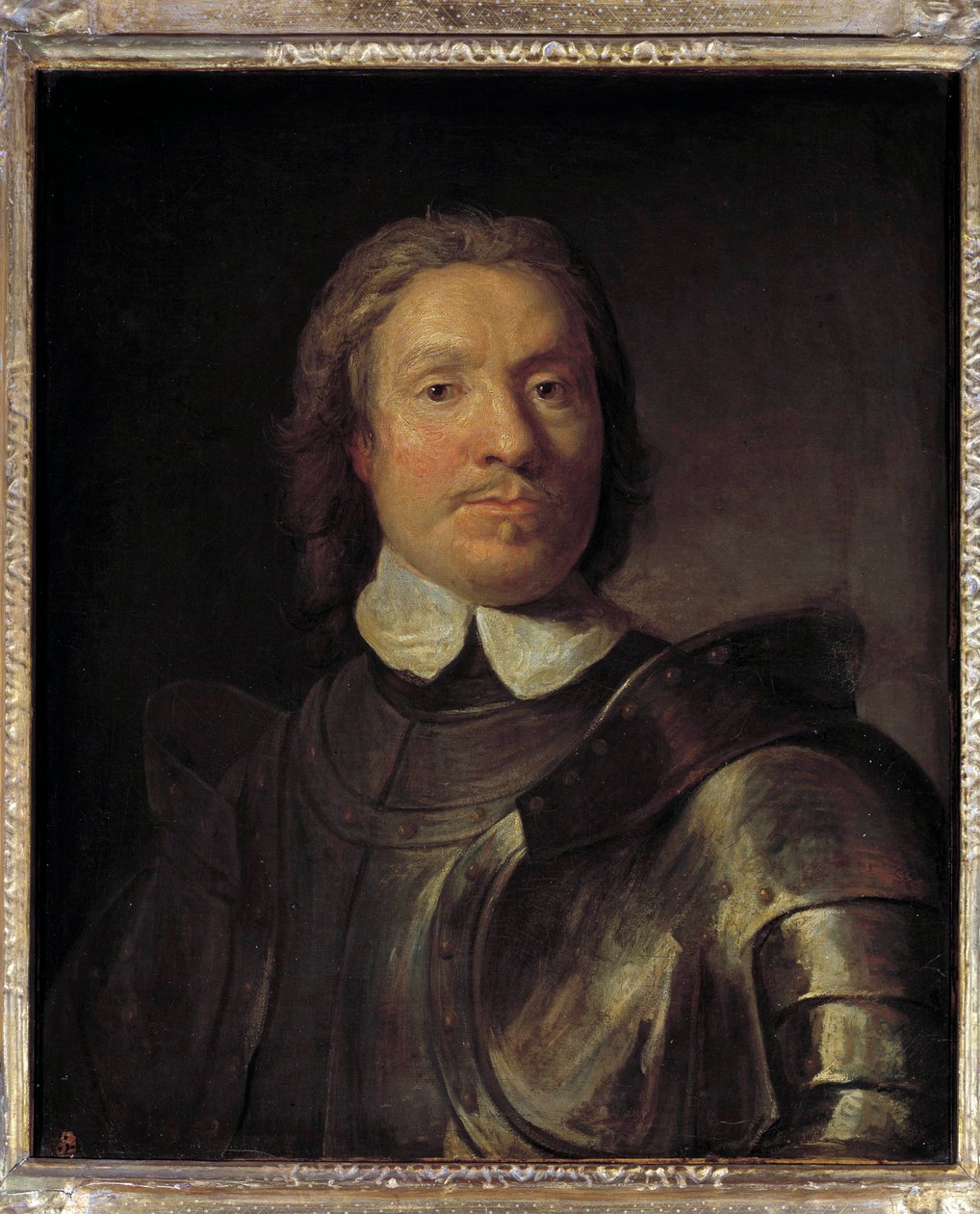 Portræt af Olivier Cromwell (1599-1658), Lord Protector of England Oliver Cromwell deltog i den første engelske revolution (1641-1649) Maleri af Gaspard de Crayer (1584-1669) Søn. 0,67x0,58 m. af Gaspar de (after) Crayer