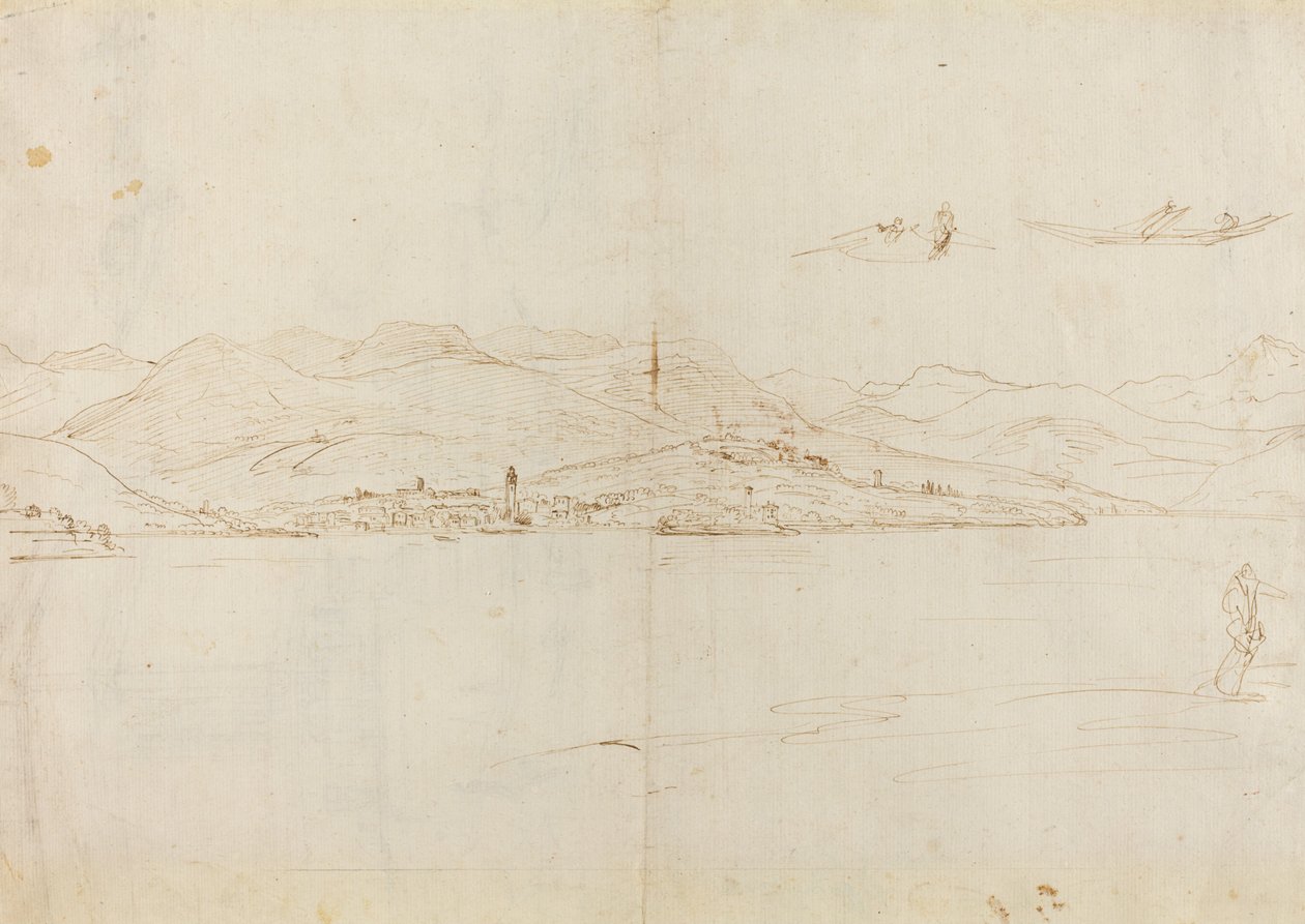 Lago Maggiore af Gaspar van Wittel