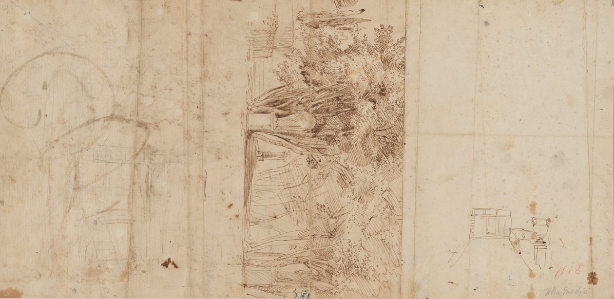Villa Medicis haver af Gaspar van Wittel