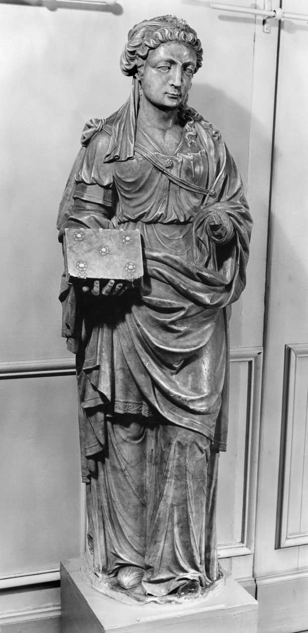 St. Clotilda (alabast) af Gaspard and Balthazar Marsy