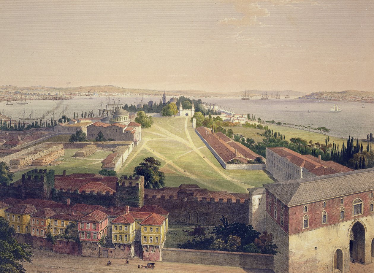 Panorama over Konstantinopel, plade 22 fra 
