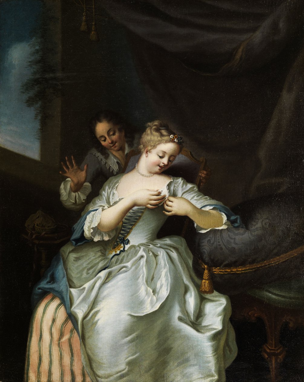 Galante Szene. af Gaspard Gresly