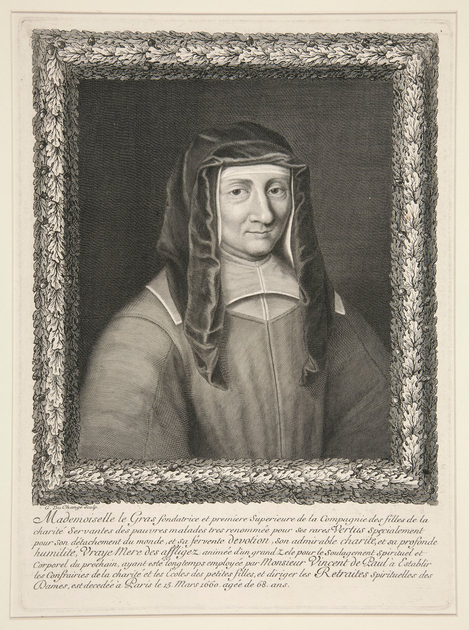 Fru Louise LeGras, født i Marillac af Gaspard Duchange